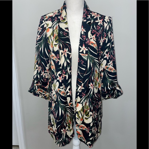 Zara Other Zara Floral Blazer Poshmark